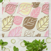 Linge De Cuisine Splendor d'automne : Motif sans feuille (Plié)