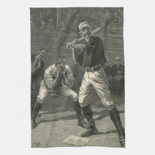 Linge De Cuisine Sports Anciens, Joueurs de Baseball par Thulstrup