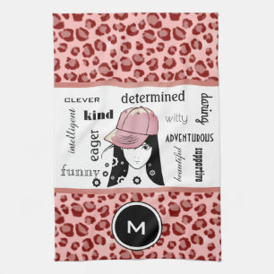 Linge De Cuisine Sporty & Girly Cool Leopard Sports/Gym Towne