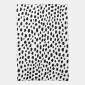 Linge De Cuisine Spots dalmatiens (noir/blanc) (Vertical)