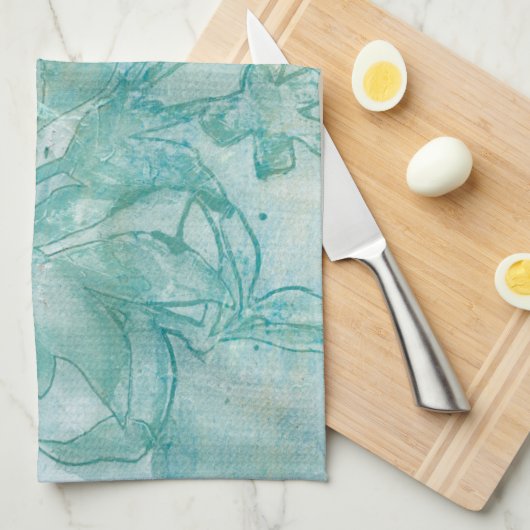 Linge De Cuisine Spray de fleurs II (Quart Plié)