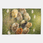 Linge De Cuisine Spring Baby Chicks Kitchen Towel (Horizontal)