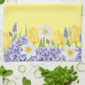 Linge De Cuisine Spring Flowers  (Plié)