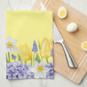 Linge De Cuisine Spring Flowers  (Quart Plié)