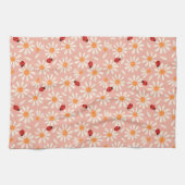 Linge De Cuisine Spring Ladybugs and Daisies (Horizontal)