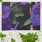 Linge De Cuisine Spring Morning Glories en bleu (Plié)