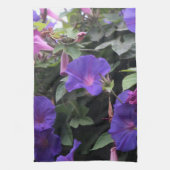 Linge De Cuisine Spring Morning Glories en bleu (Vertical)