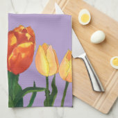 Linge De Cuisine Spring Tulips Kitchen Towels (Quart Plié)