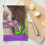 Linge De Cuisine Springer Spaniel Anglais (Quart Plié)