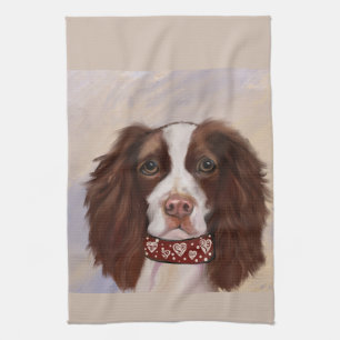 LINGE DE CUISINE SPRINGER SPANIEL ANGLAIS       
