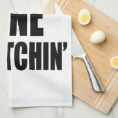 Linge De Cuisine Squatchin allé (Quart Plié)