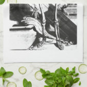 Linge De Cuisine Squelette d'Anatomia Humani Corporis (Plié)