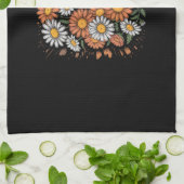 Linge De Cuisine Squelette de automne floral Boho Halloween (Plié)