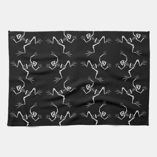 Linge De Cuisine Squelettes de grenouille (Horizontal)