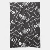 Linge De Cuisine Squelettes drôles de Halloween (Vertical)