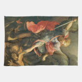 Linge De Cuisine St Michael Arkhangel défaisant le diable (Horizontal)