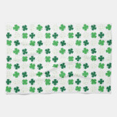 Linge De Cuisine St Patrick Day Irlandais Shamrocks verts (Horizontal)