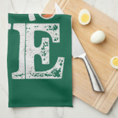 Linge De Cuisine St Patrick Love Chance Irlande Trèfle Vert  (Quart Plié)