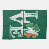 Linge De Cuisine St Patrick Love Chance Irlande Trèfle Vert  (Horizontal)