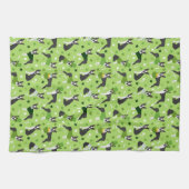 Linge De Cuisine St. Patrick's Day Boston Terrier (Horizontal)