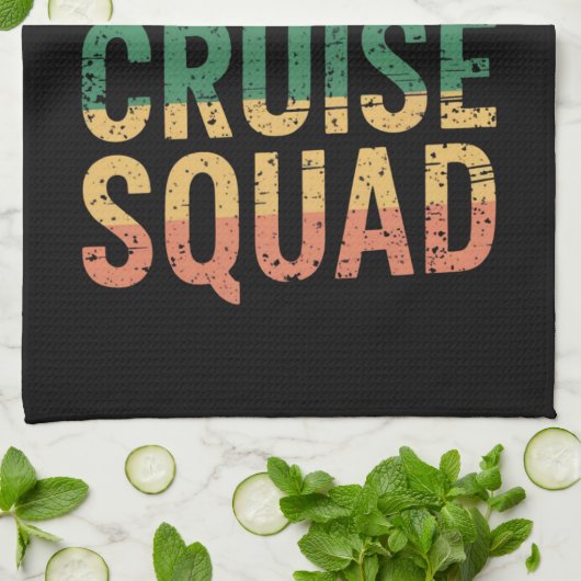 Linge De Cuisine St Patrick's Day Cruise Squad Amusant Famille Matc (Plié)