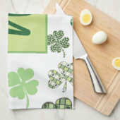 Linge De Cuisine St. Patrick's Day Lucky Clovers (Quart Plié)