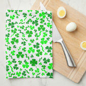 Linge De Cuisine St Patrick's Day Lucky Shamrocks Confetti Pattern (Quart Plié)
