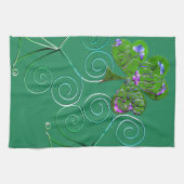 Linge De Cuisine St. Patrick's Teal Kitchen Towels (Horizontal)