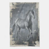 Linge De Cuisine Stallion noir (Vertical)