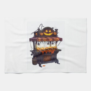 Linge De Cuisine Stand de chien chaud hanté