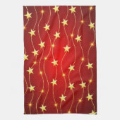 Linge De Cuisine Star Adored Ruby Motif rouge (Vertical)