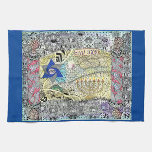 Linge De Cuisine Star of David Challah Cover