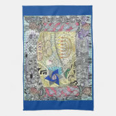 Linge De Cuisine  Star of David Challah Cover (Vertical)