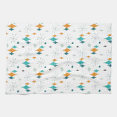 Linge De Cuisine Starburst Motif moderne du milieu du siècle (Horizontal)