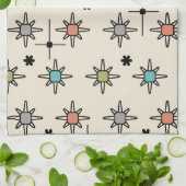 Linge De Cuisine Starbursts Ciel Atomique Multicolore (Plié)