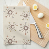 Linge De Cuisine Starburts Atomique Nature Tons Terre (Quart Plié)