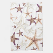 Linge De Cuisine Starfish Seashell Motif Beige (Vertical)