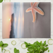 Linge De Cuisine Starfish sur la plage (Plié)