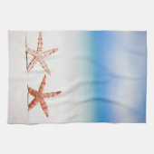 Linge De Cuisine Starfish sur la plage (Horizontal)