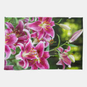 Linge De Cuisine Stargazer Lilies (Horizontal)
