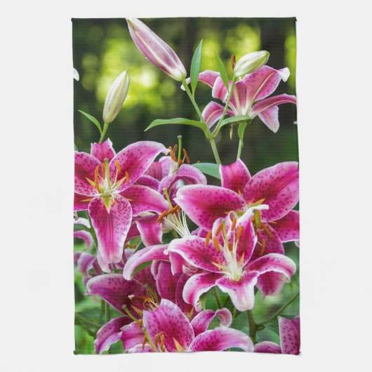 Linge De Cuisine Stargazer Lilies (Vertical)