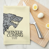 Linge De Cuisine Stark Sigil - L'Hiver Arrive (Quart Plié)