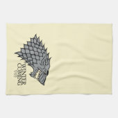 Linge De Cuisine Stark Sigil - L'Hiver Arrive (Horizontal)