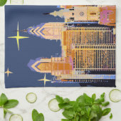 Linge De Cuisine Starry Night Philadelphia (Plié)