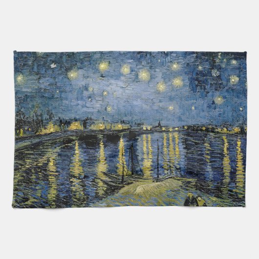 Linge De Cuisine Starry Night Vincent van Gogh (Horizontal)
