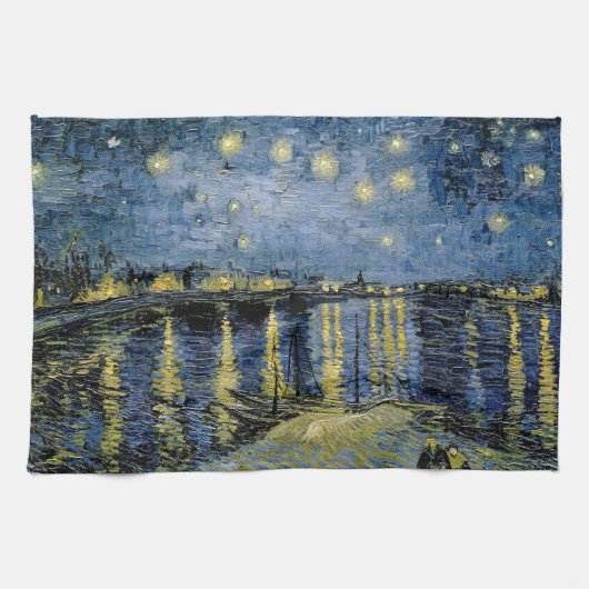 Linge De Cuisine Starry Night Vincent van Gogh (Horizontal)