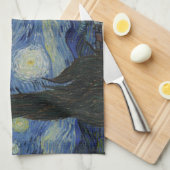 Linge De Cuisine Starry Night Vincent van Gogh Peinture (Quart Plié)