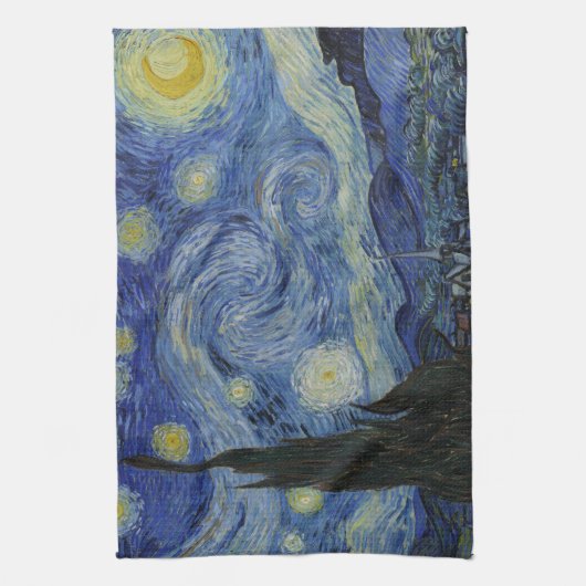 Linge De Cuisine Starry Night Vincent van Gogh Peinture (Vertical)