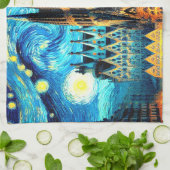 Linge De Cuisine Starry Sagrada Familia Barcelona (Plié)