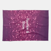Linge De Cuisine Stars Bokeh Rose (Horizontal)